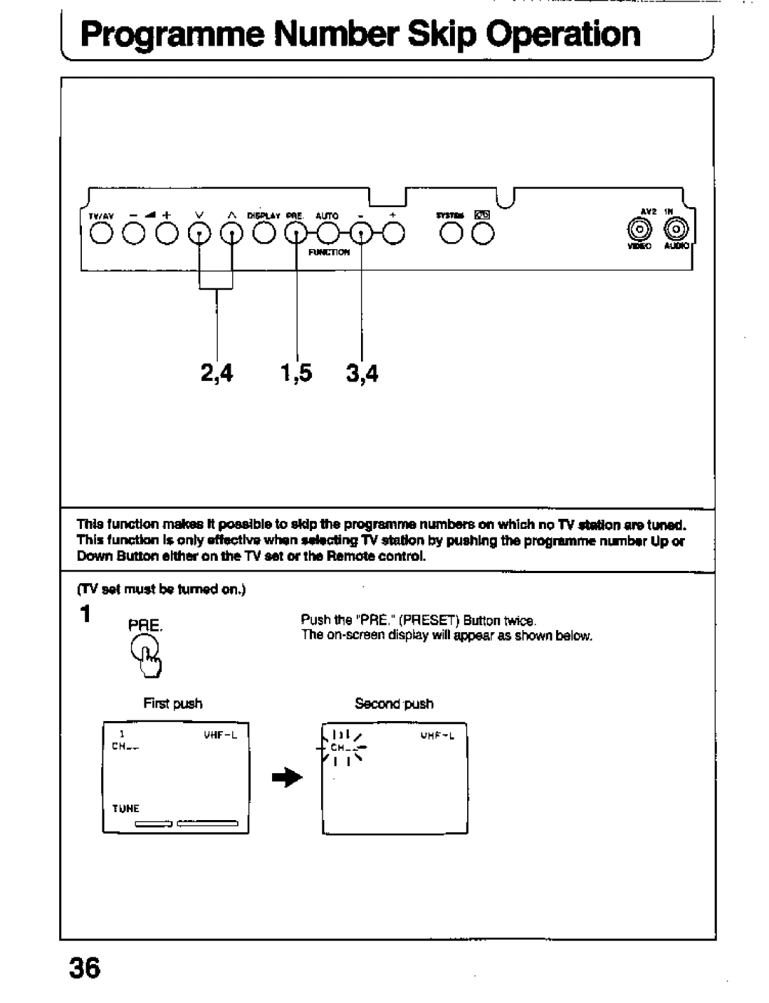 Panasonic TC-26T1Z manual 