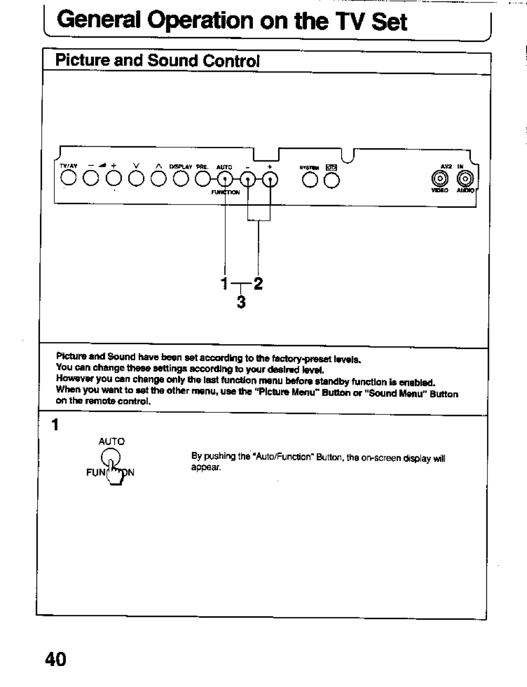 Panasonic TC-26T1Z manual 