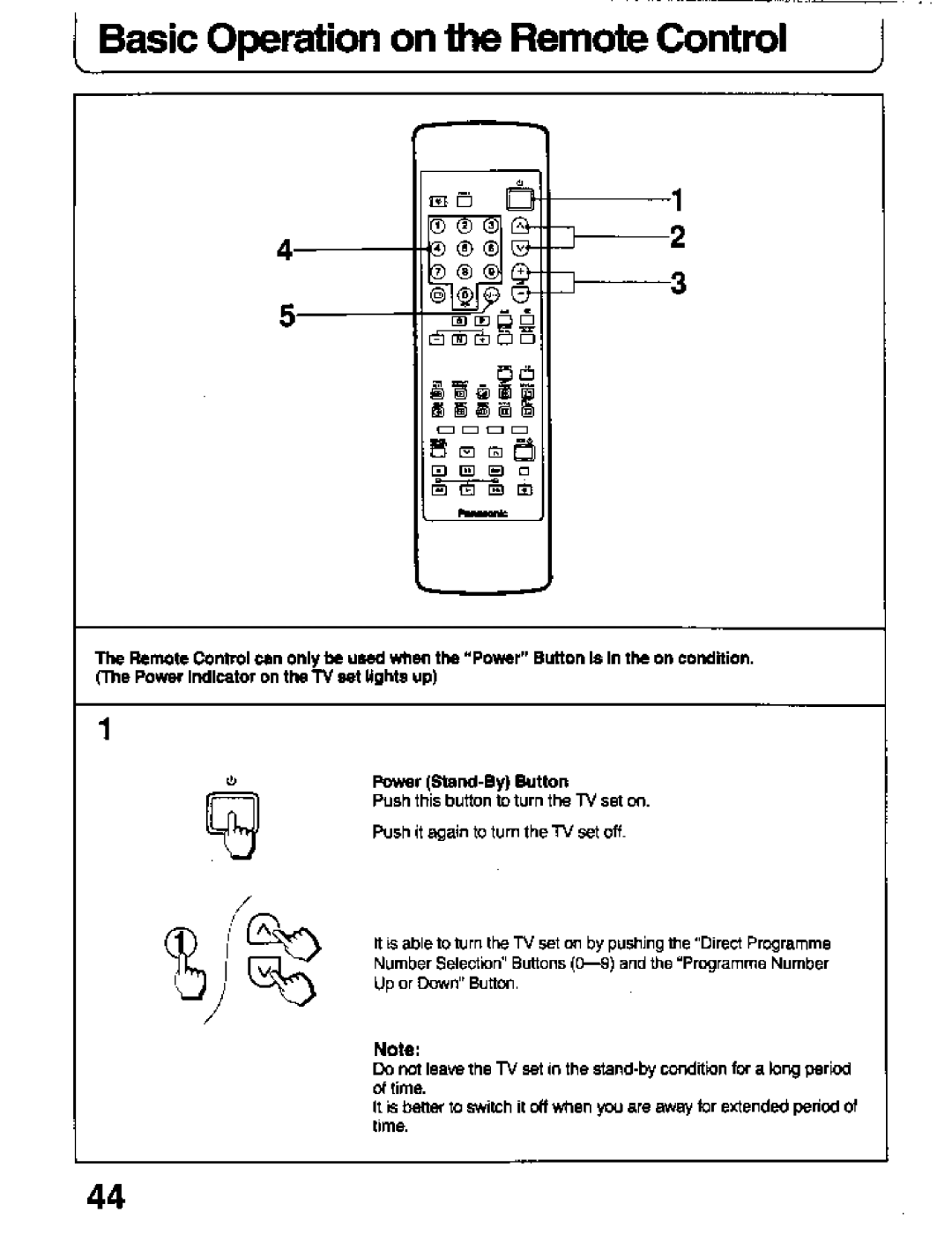 Panasonic TC-26T1Z manual 