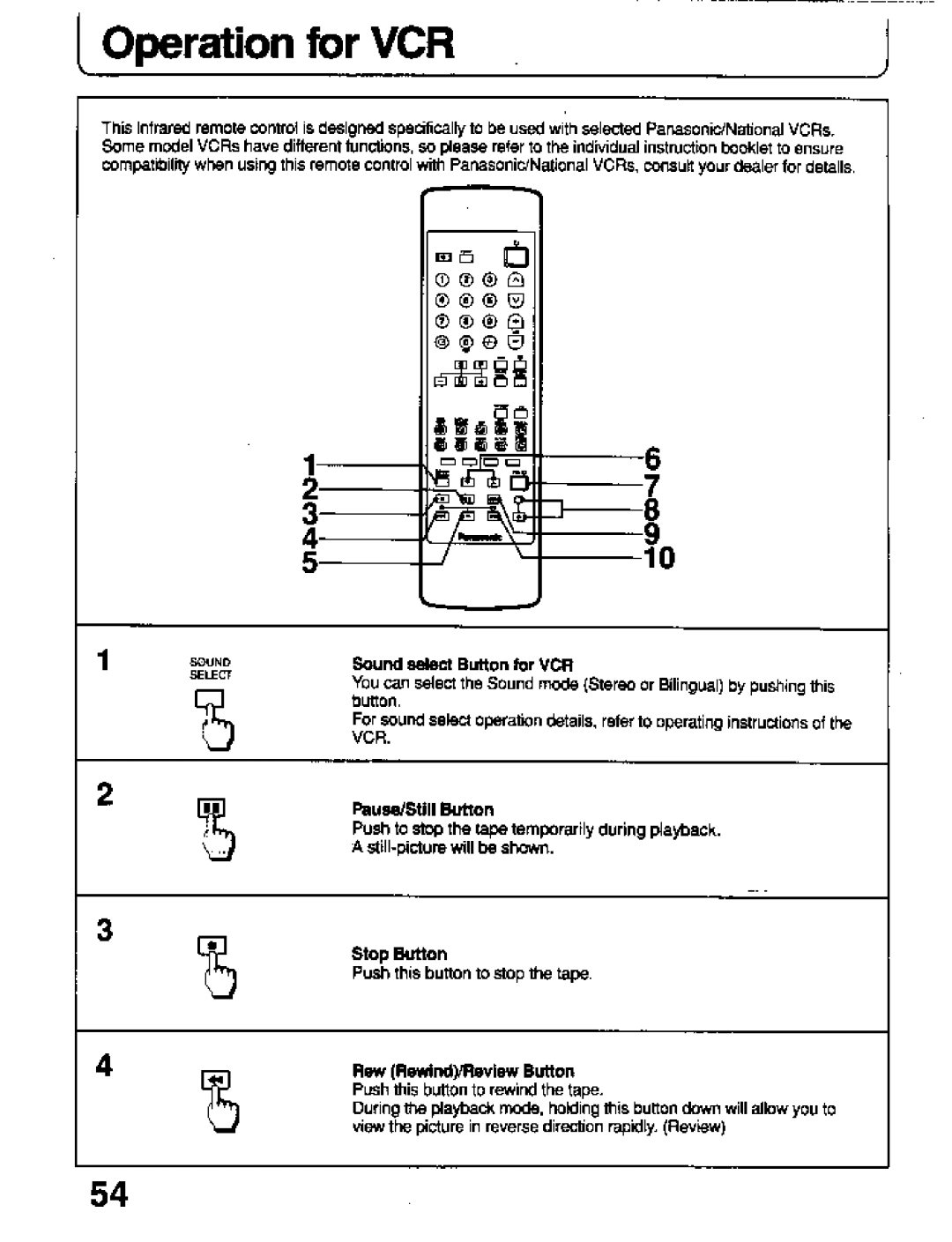 Panasonic TC-26T1Z manual 