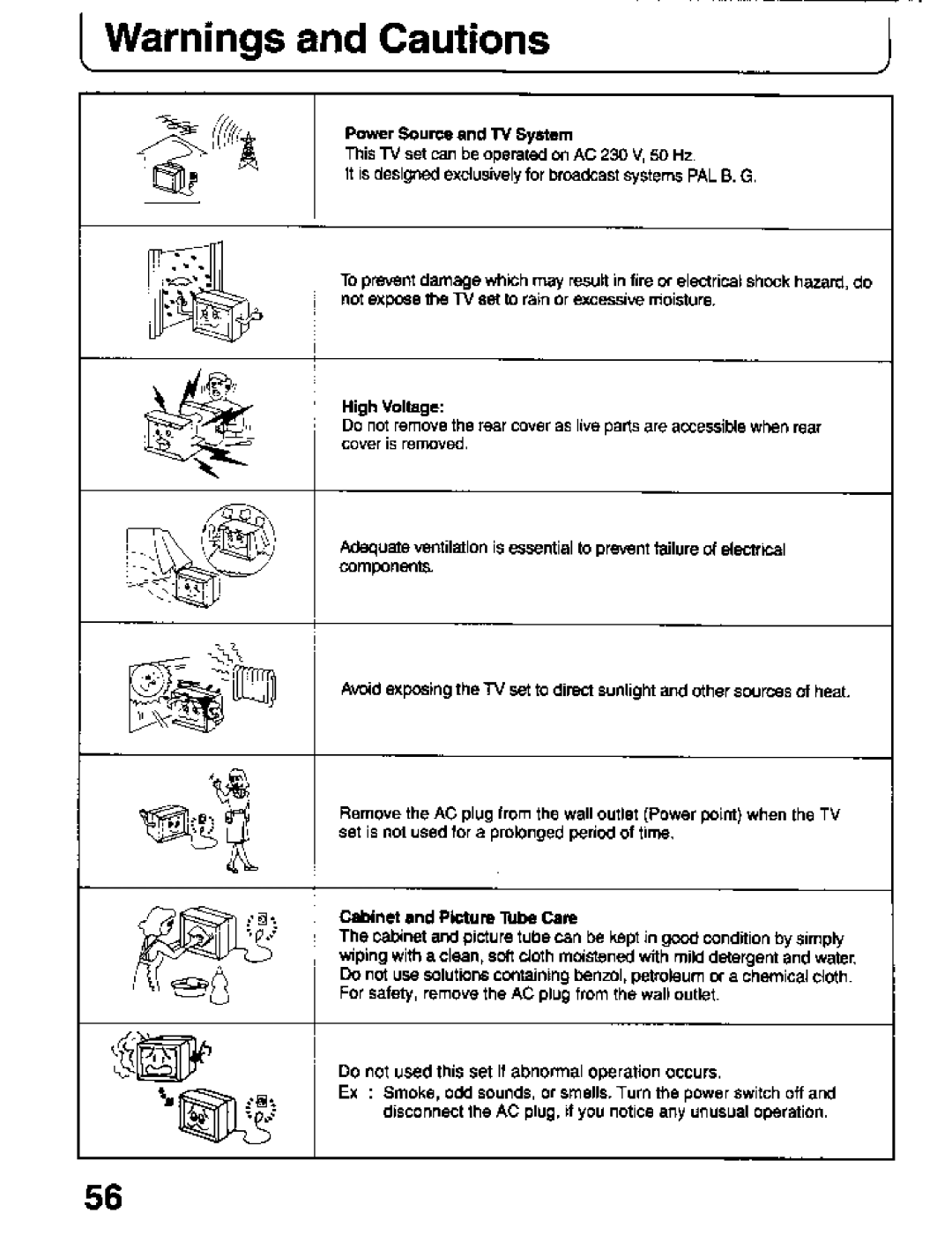 Panasonic TC-26T1Z manual 