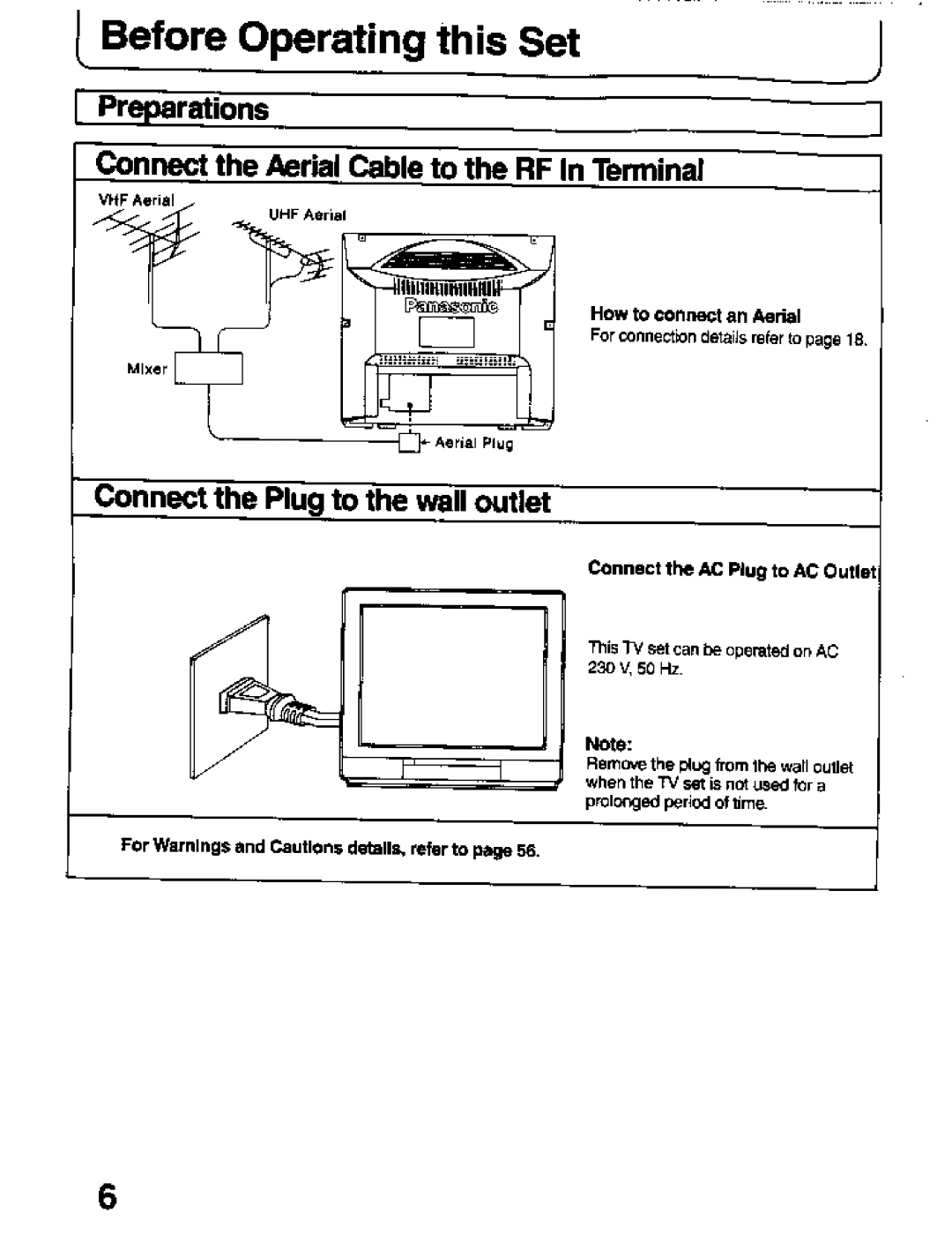 Panasonic TC-26T1Z manual 