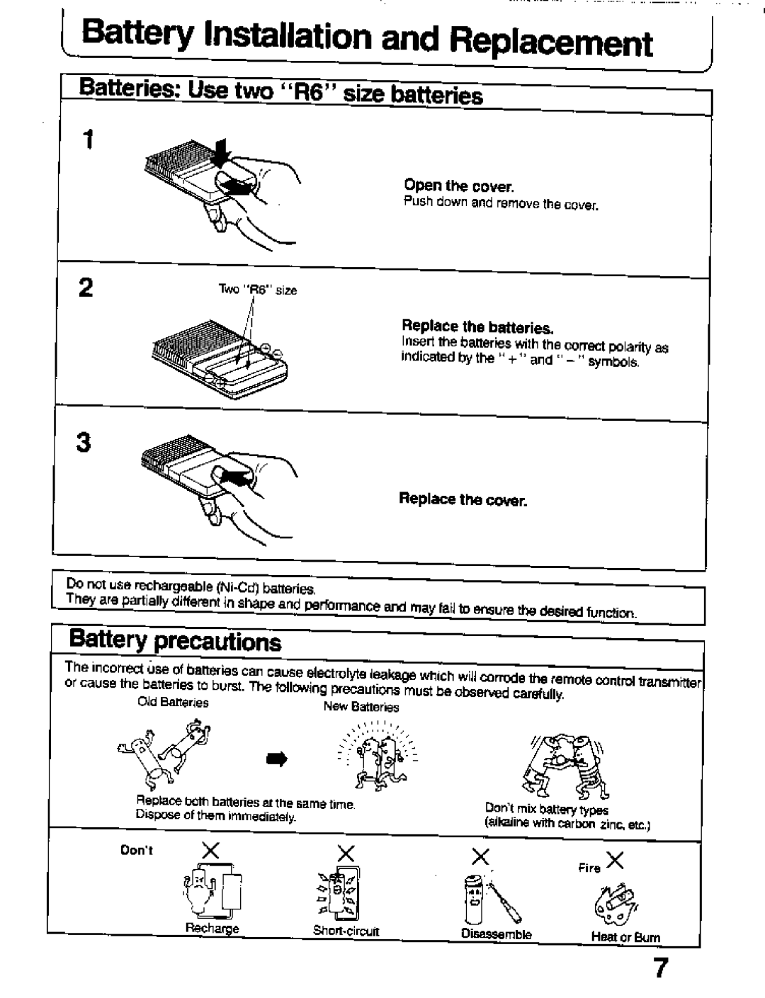 Panasonic TC-26T1Z manual 