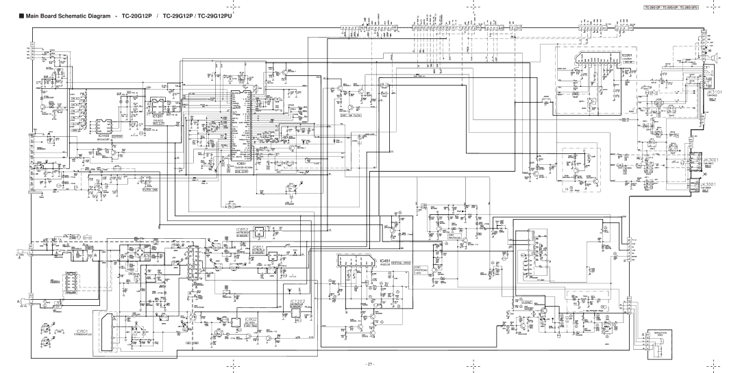 Panasonic service manual TC-20G12P / TC-29G12P / TC-29G12PU 