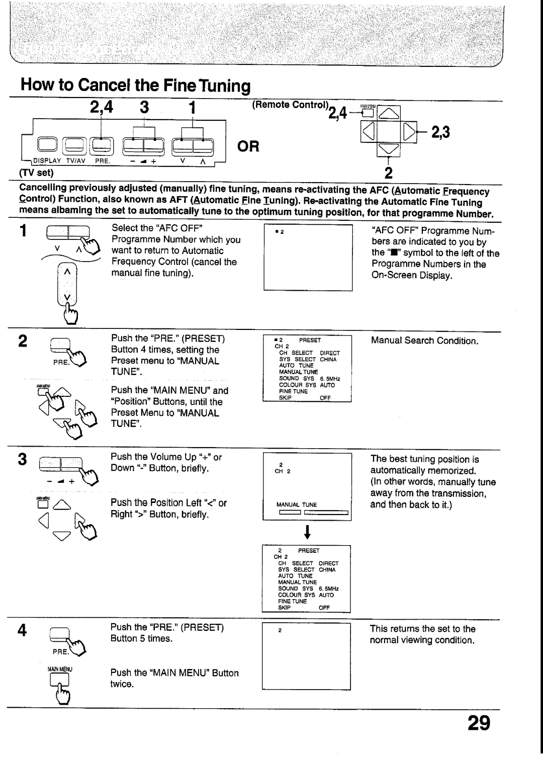 Panasonic TX-33GF85 Series, TC-29GF85 Series, TC-33GF85 Series, TC-29GF82 Series, TC-29GF80 Series manual 