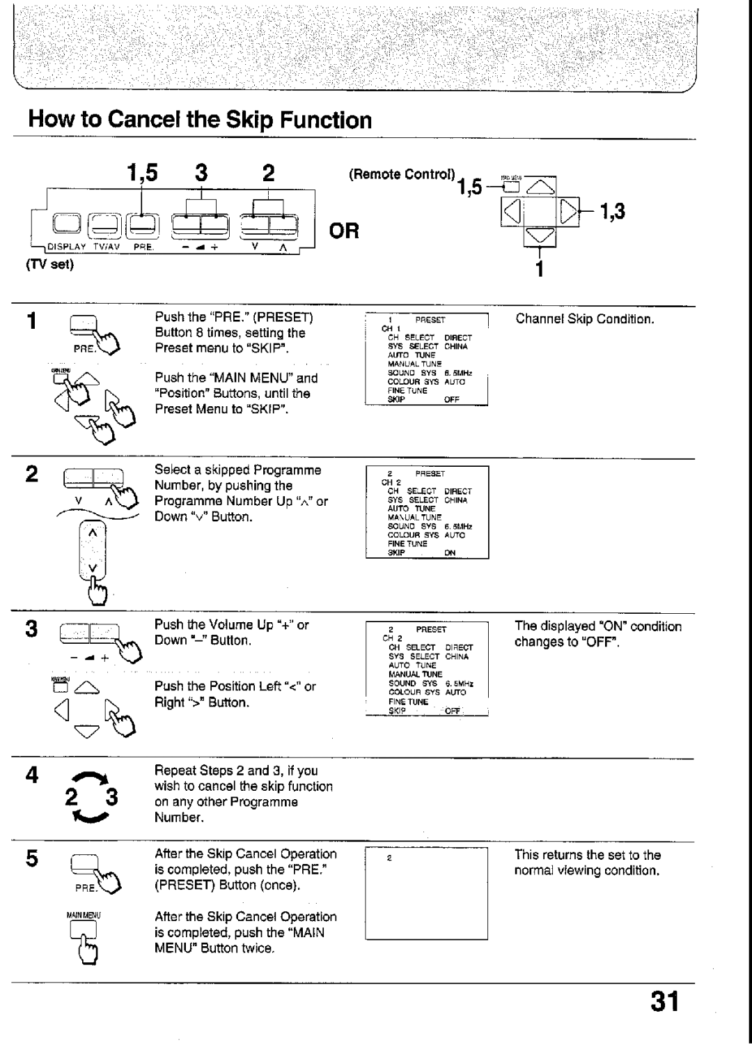 Panasonic TC-33GF85 Series, TC-29GF85 Series, TC-29GF82 Series, TC-29GF80 Series, TX-33GF85 Series manual 