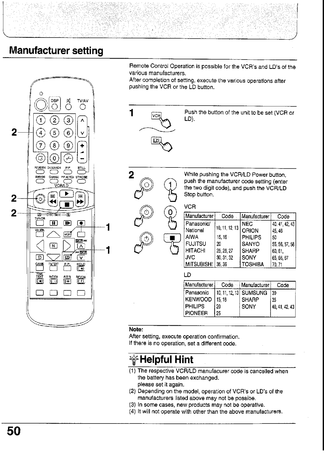 Panasonic TC-29GF85 Series, TC-33GF85 Series, TC-29GF82 Series, TC-29GF80 Series, TX-33GF85 Series manual 