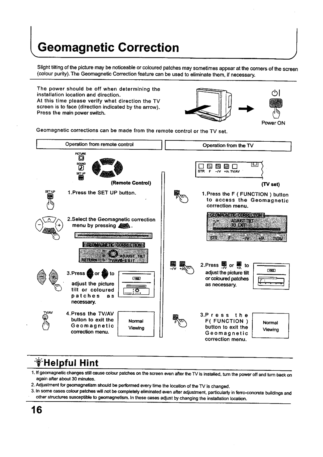 Panasonic TC-34P250X, TC-29P250X, TX-80P250X, TX-68P250X, TX-29P250X manual 