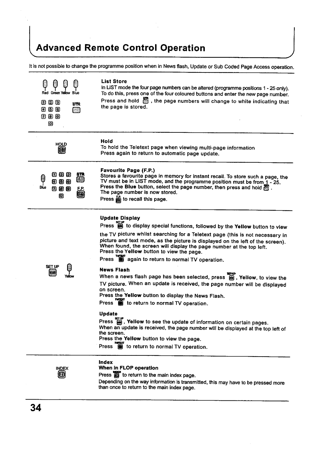 Panasonic TX-29P250X, TC-29P250X, TC-34P250X, TX-80P250X, TX-68P250X manual 