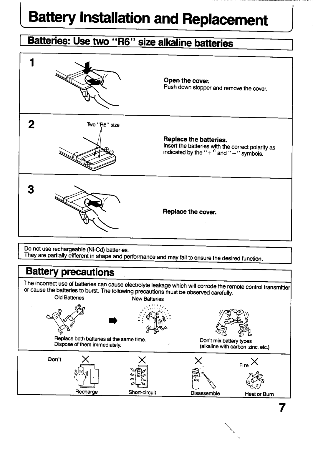 Panasonic TC-29V1Z manual 