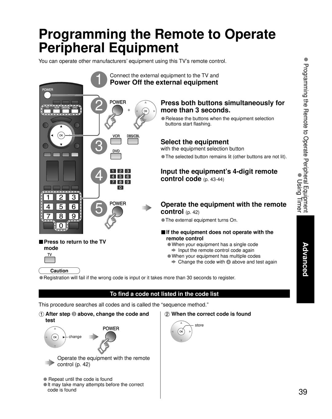 Panasonic TC-32LZ800 Power Off the external equipment, More than 3 seconds, Connect the external equipment to the TV 