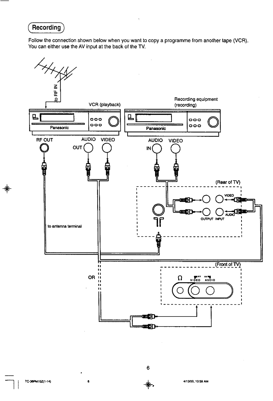 Panasonic TC-36PM10Z manual 