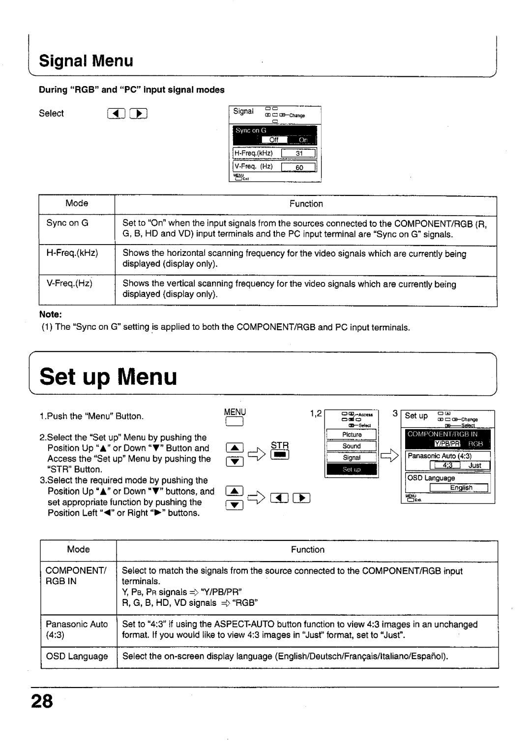 Panasonic TC 42P1F, TC-37P1F manual 