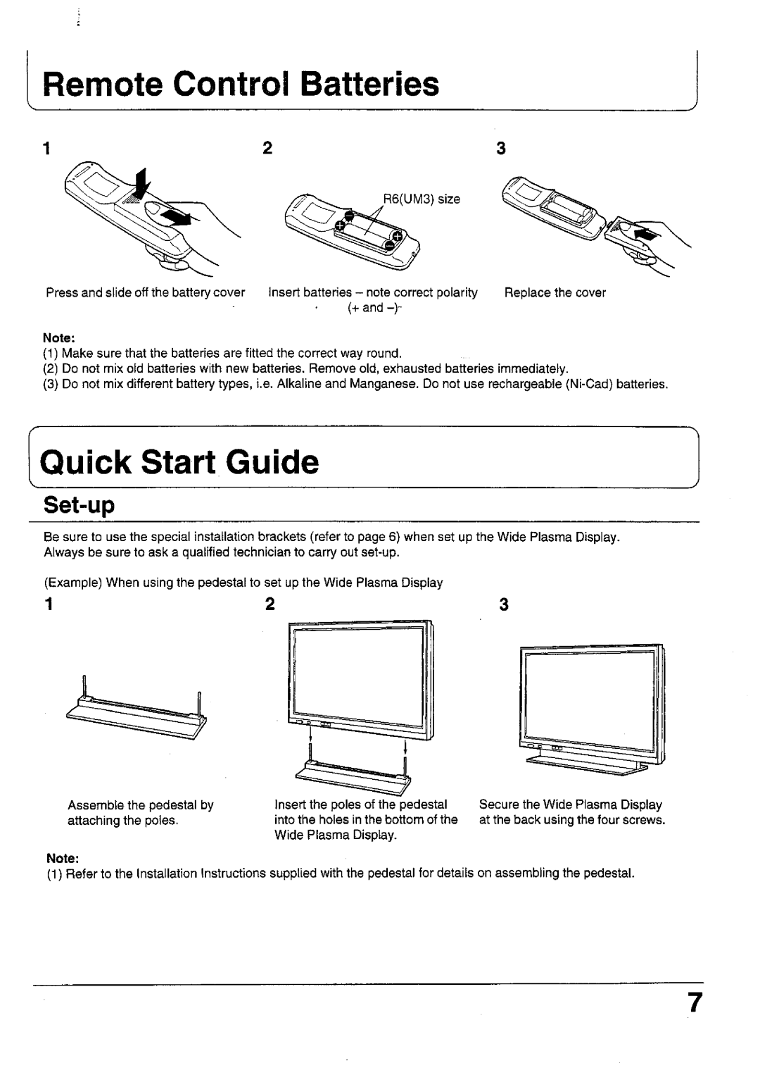 Panasonic TC-37P1F, TC 42P1F manual 