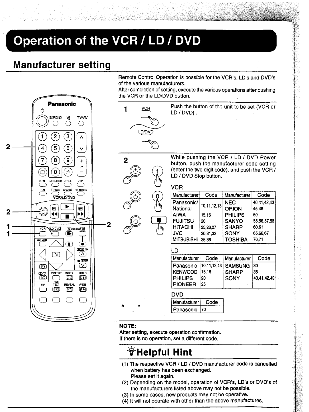 Panasonic TC-51P15, TC-43P15, TX-43P15, TX-51P15 manual 