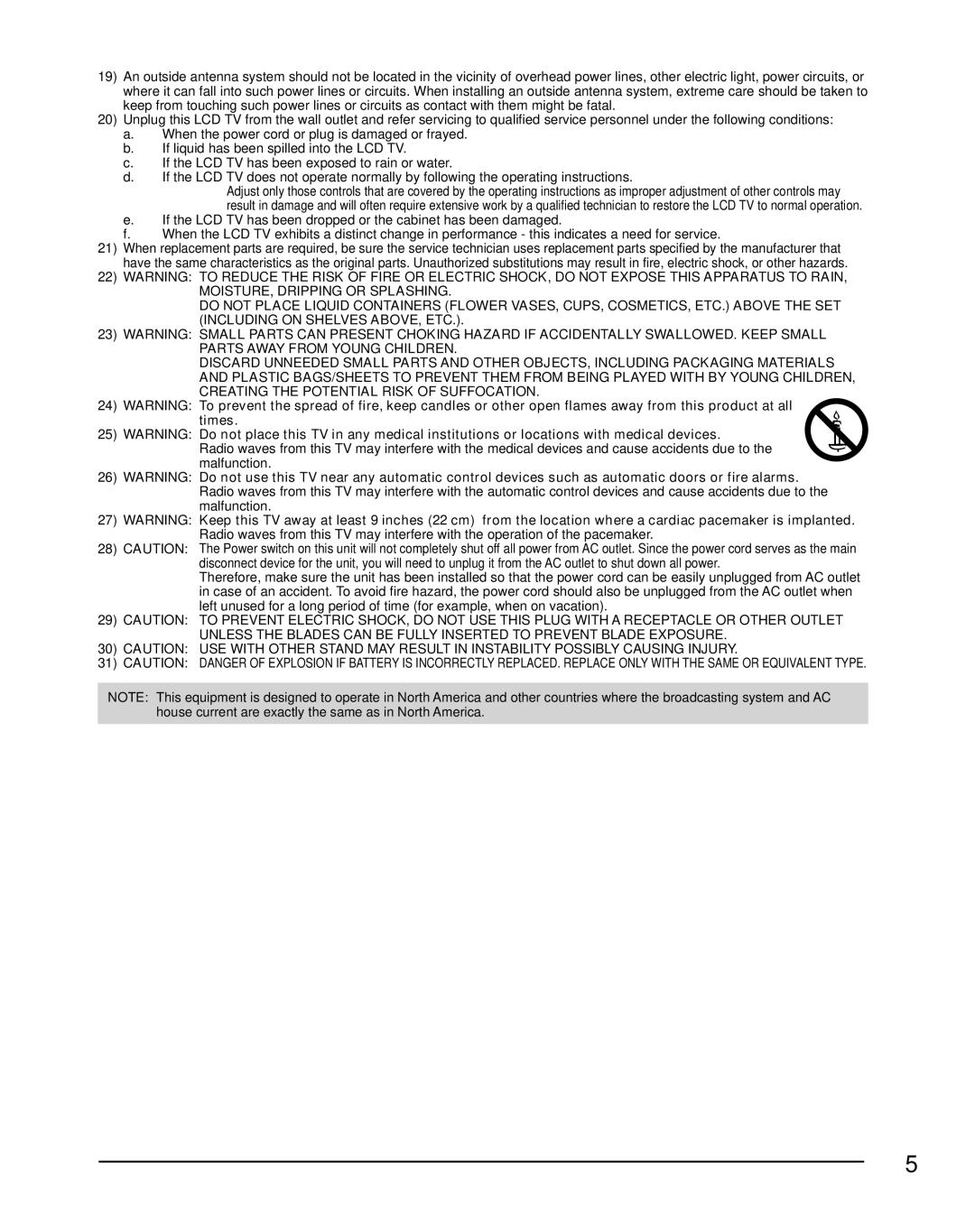 Panasonic TC-47LE54 owner manual Times 