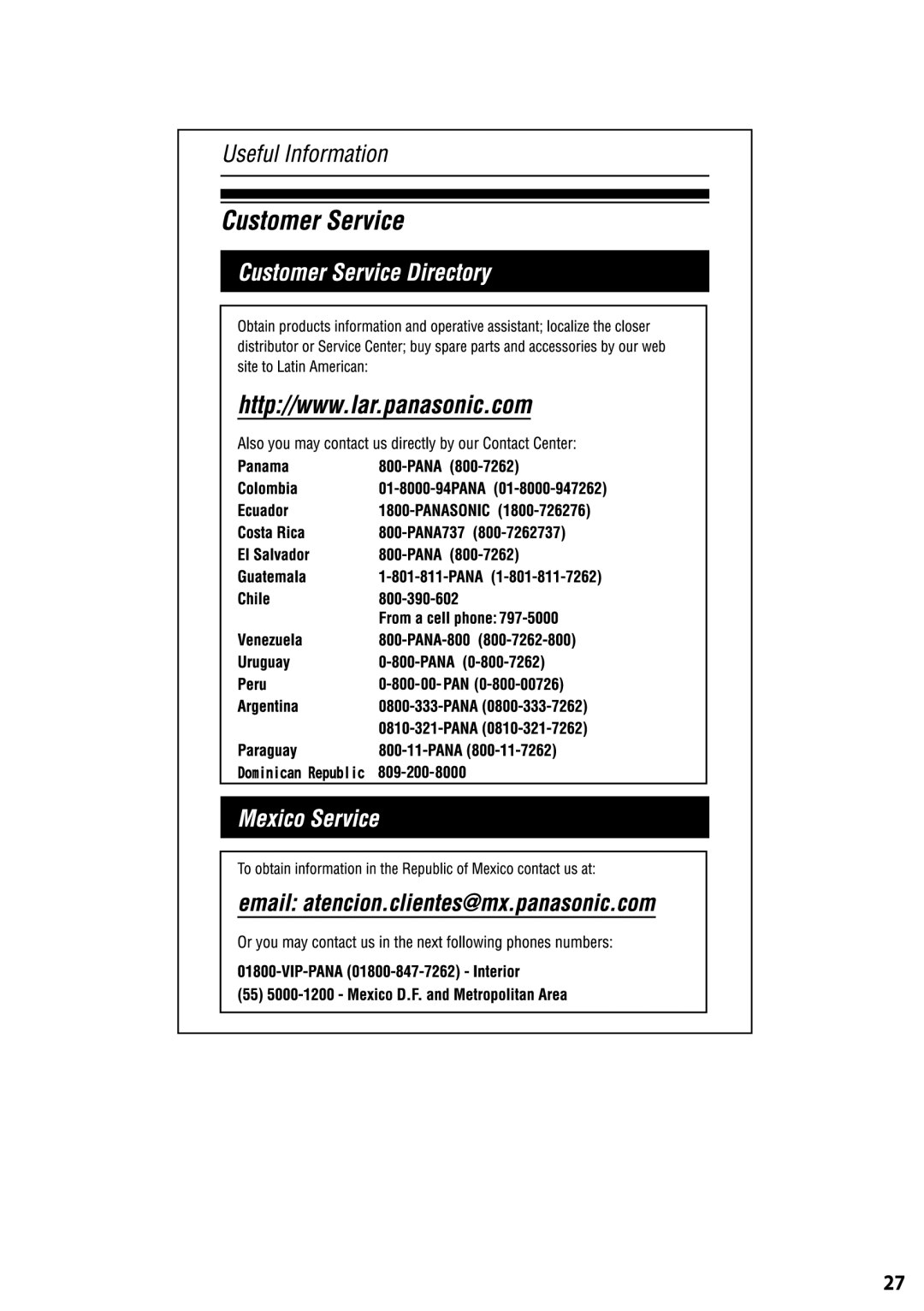 Panasonic TC-L24X5 owner manual 