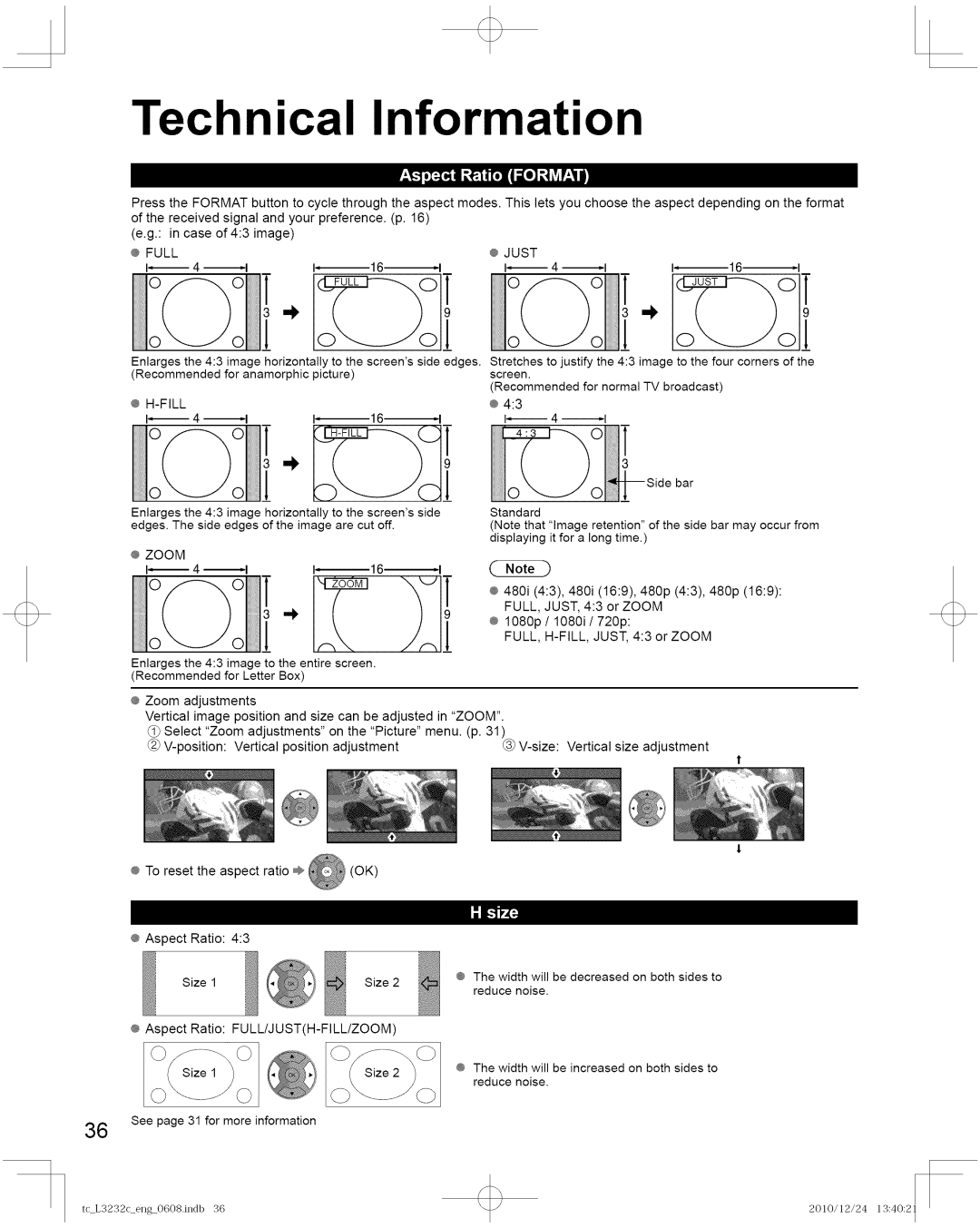 Panasonic TC-L3232C manual Technical Information, I1.-T, 16--1 