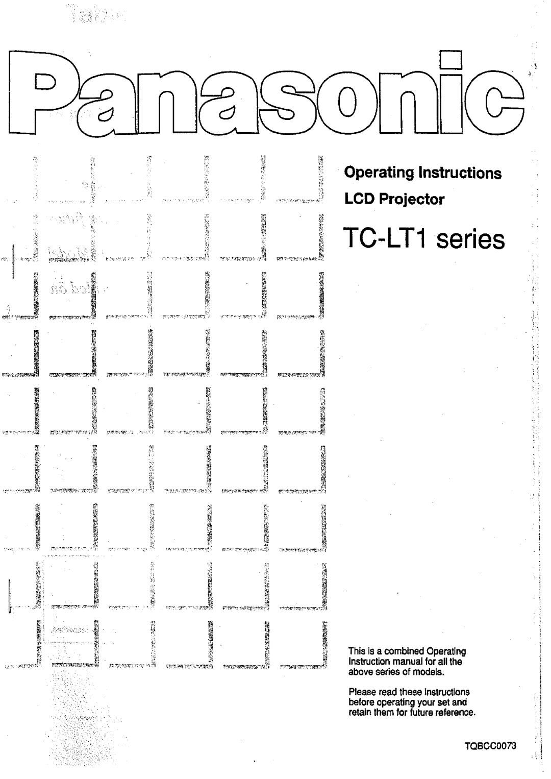 Panasonic TC-LT1 Series manual 