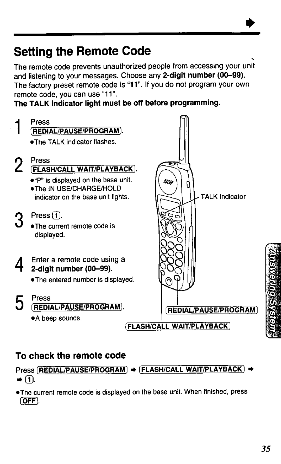 Panasonic TC1503B manual 