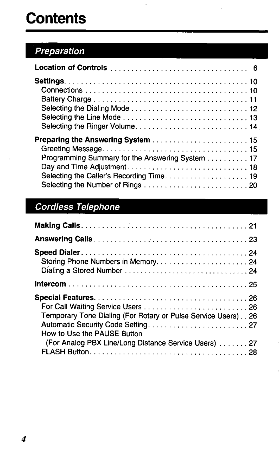 Panasonic TC1503B manual 