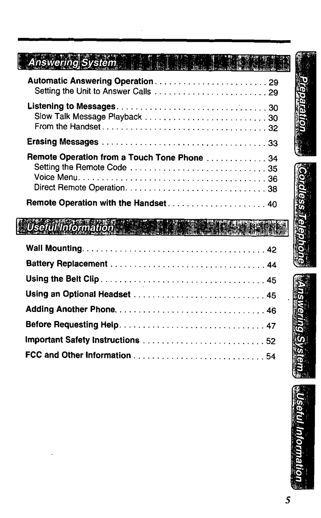 Panasonic TC1503B manual 