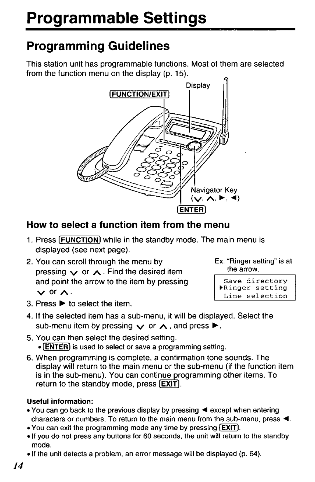 Panasonic TGA420B manual 