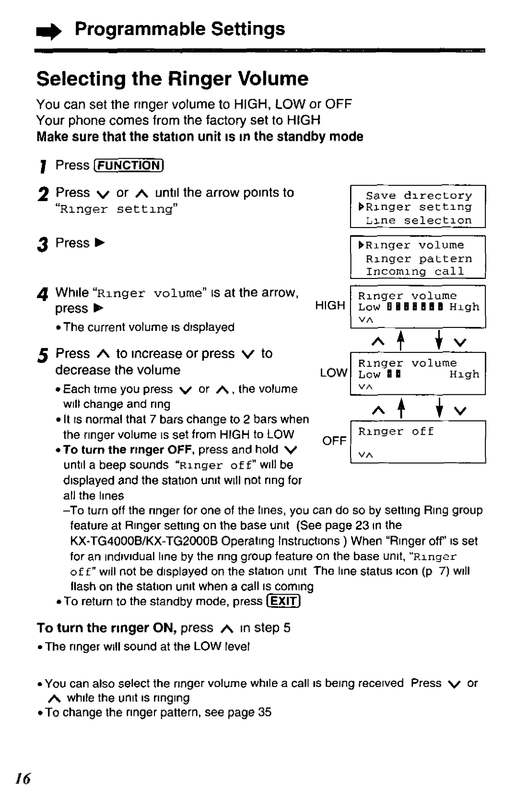 Panasonic TGA420B manual 