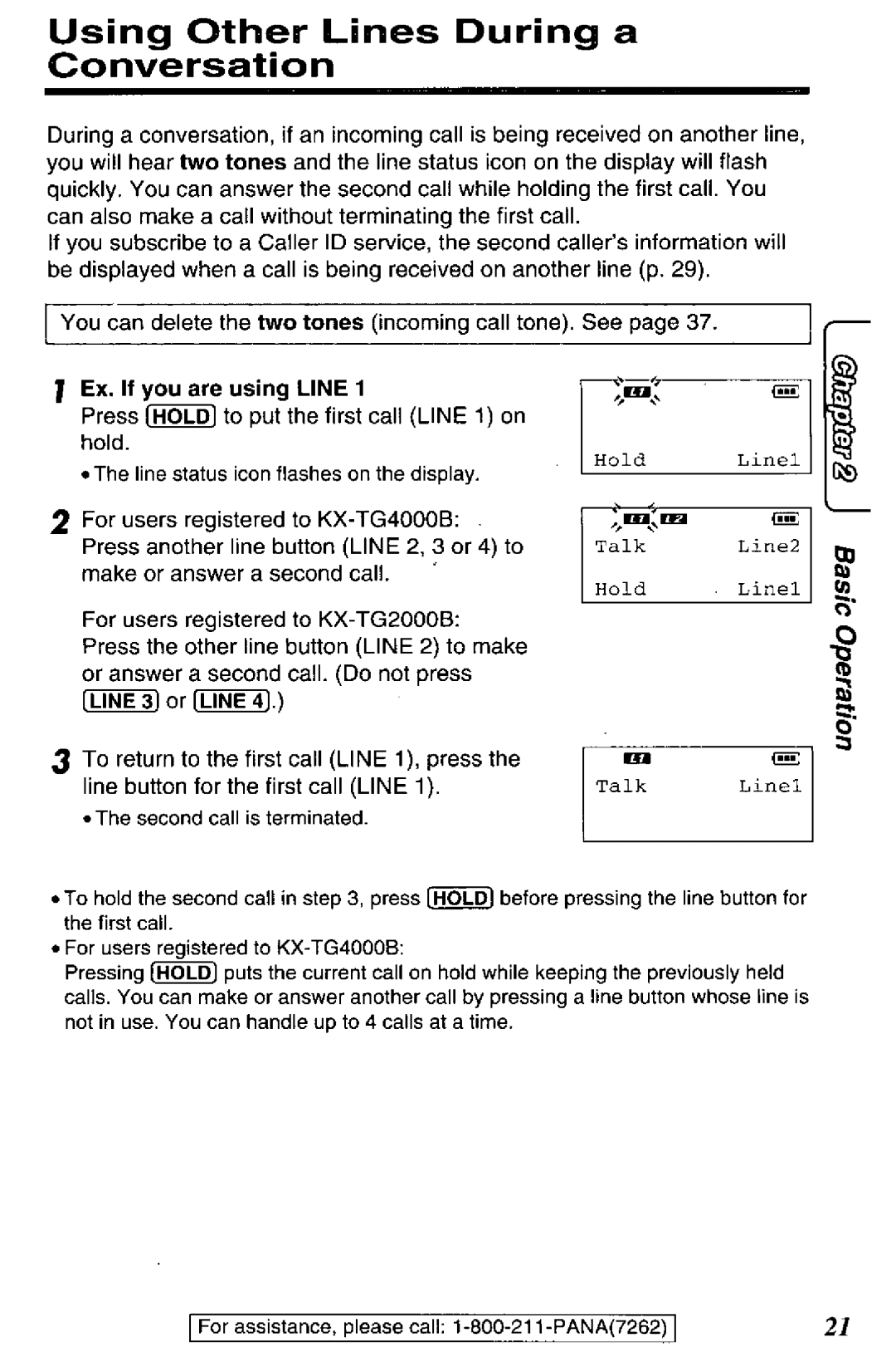 Panasonic TGA420B manual 