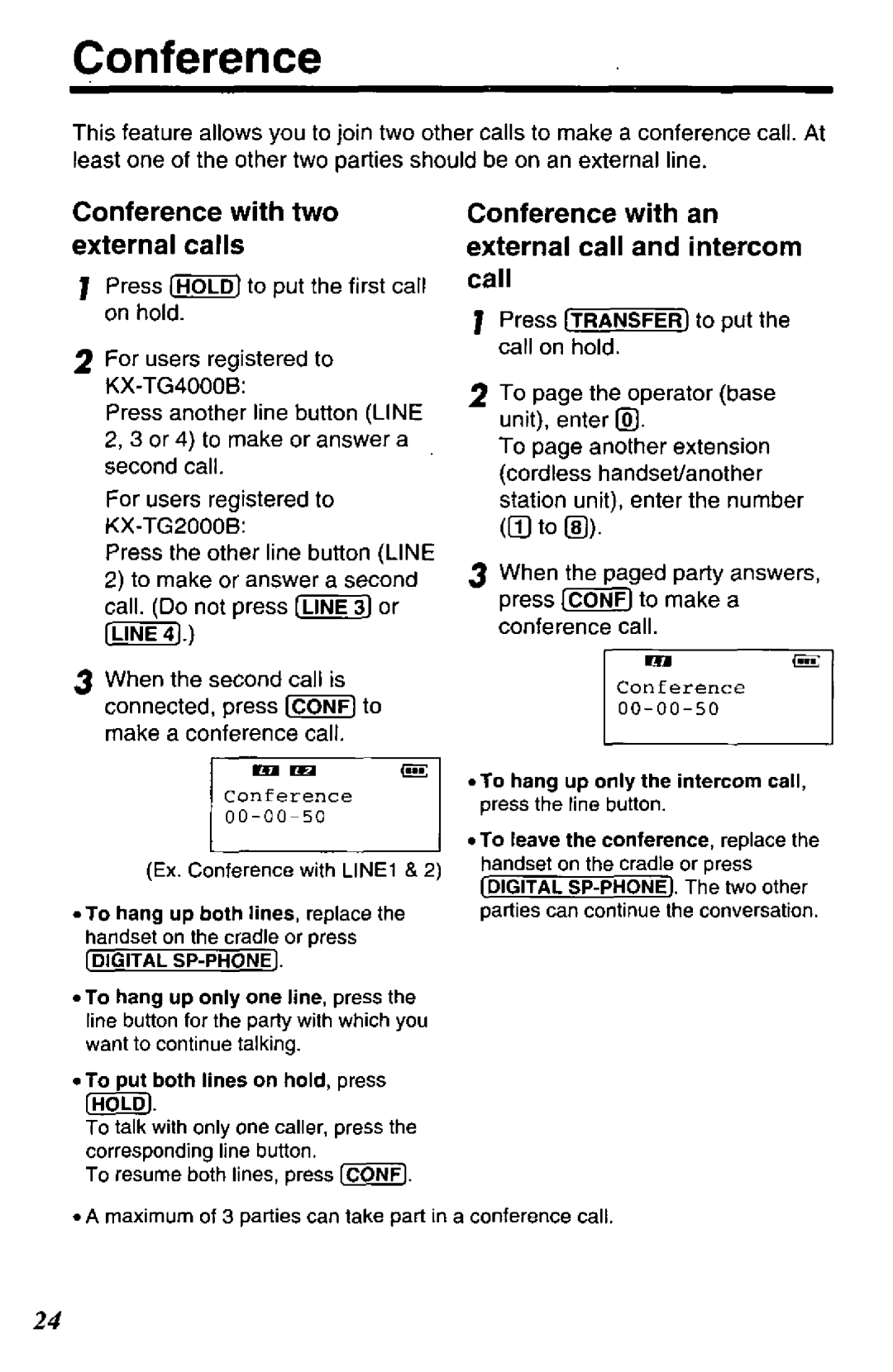 Panasonic TGA420B manual 