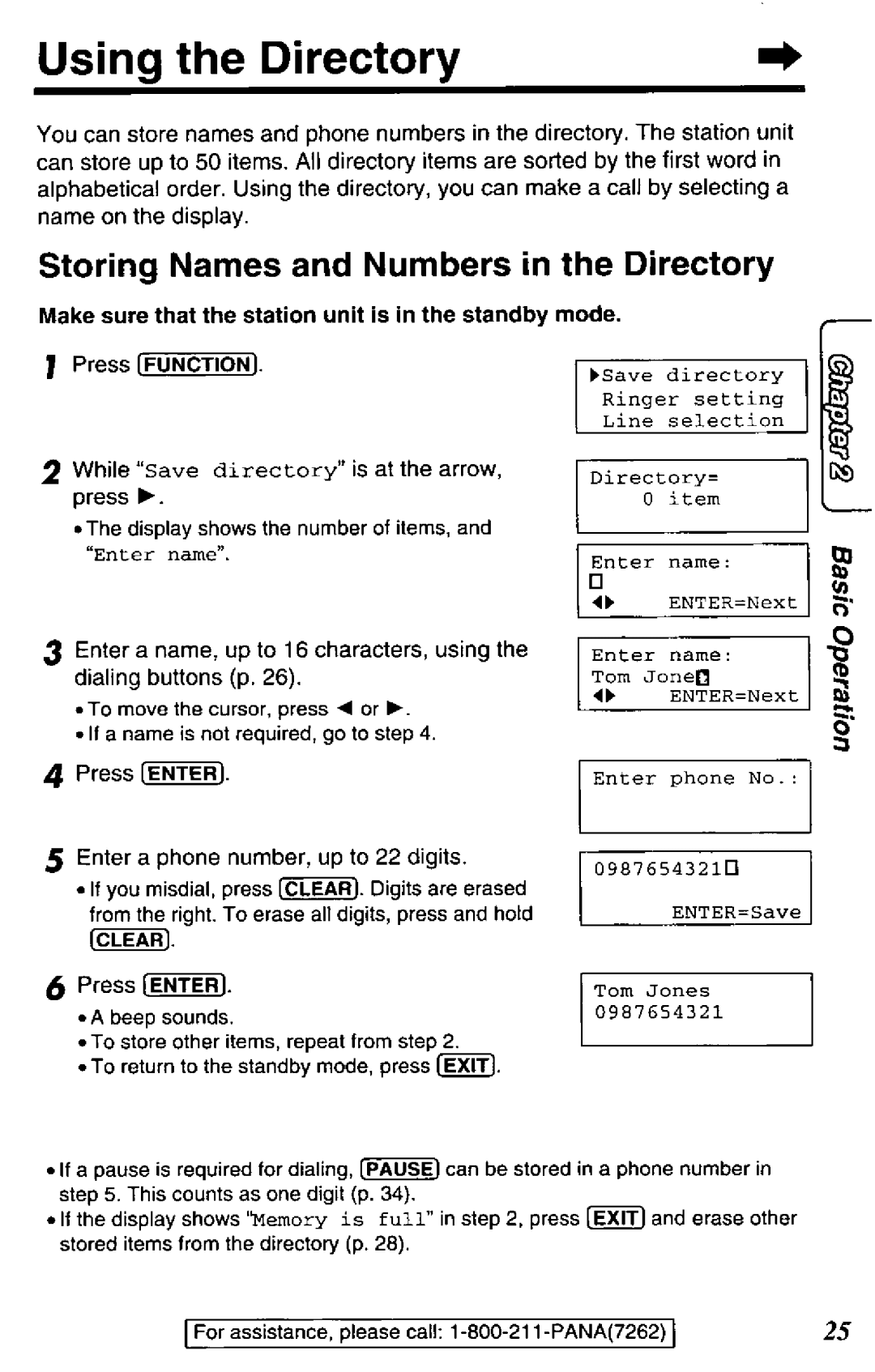 Panasonic TGA420B manual 