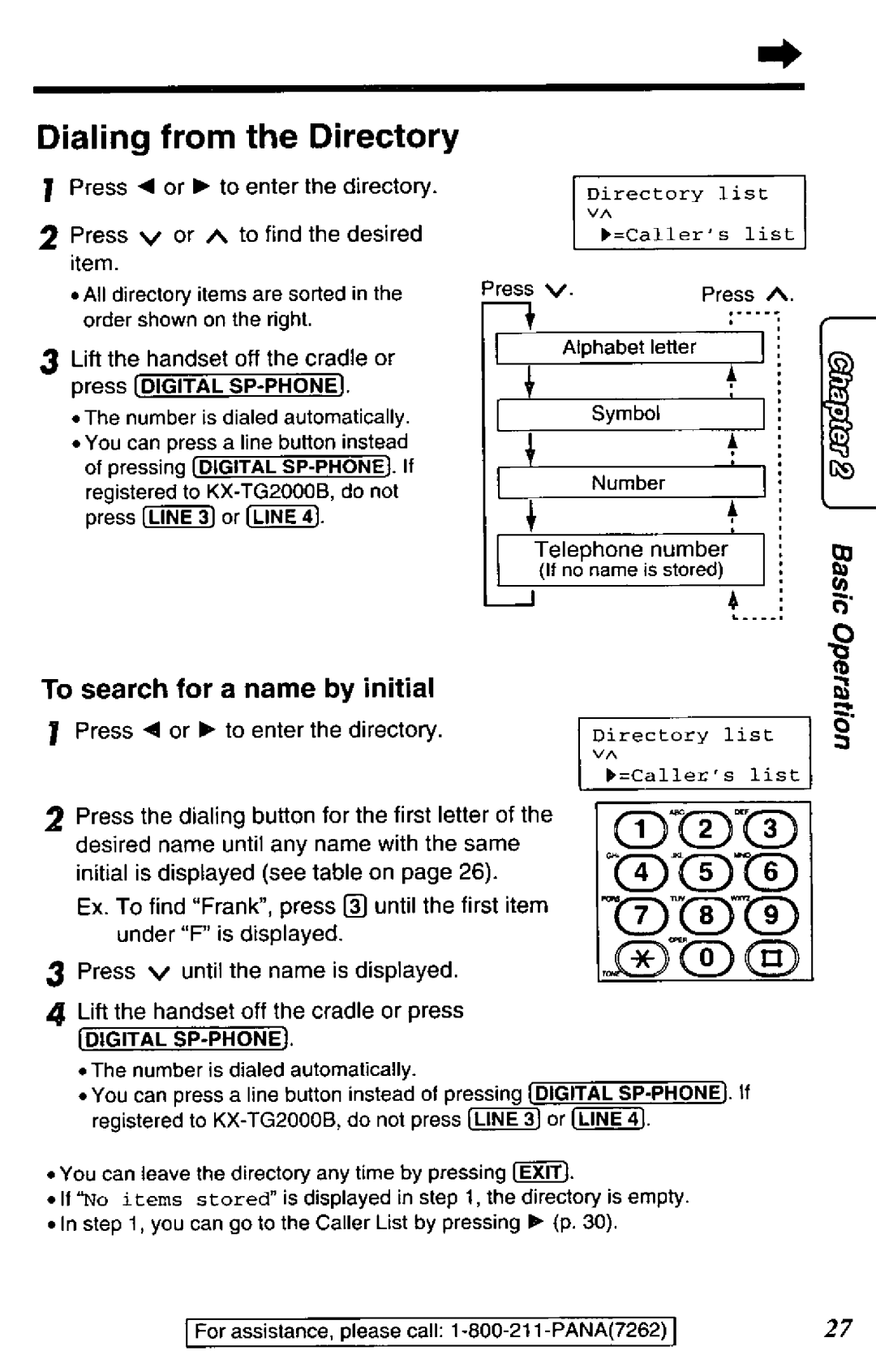 Panasonic TGA420B manual 