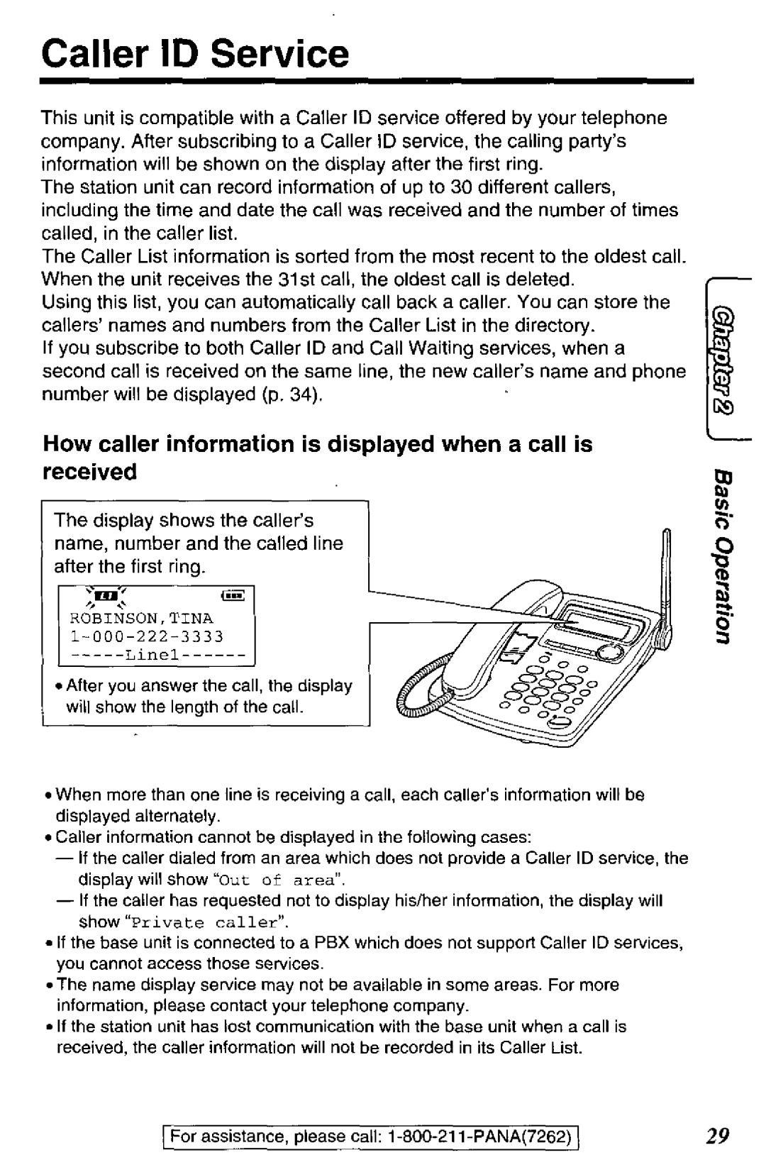 Panasonic TGA420B manual 