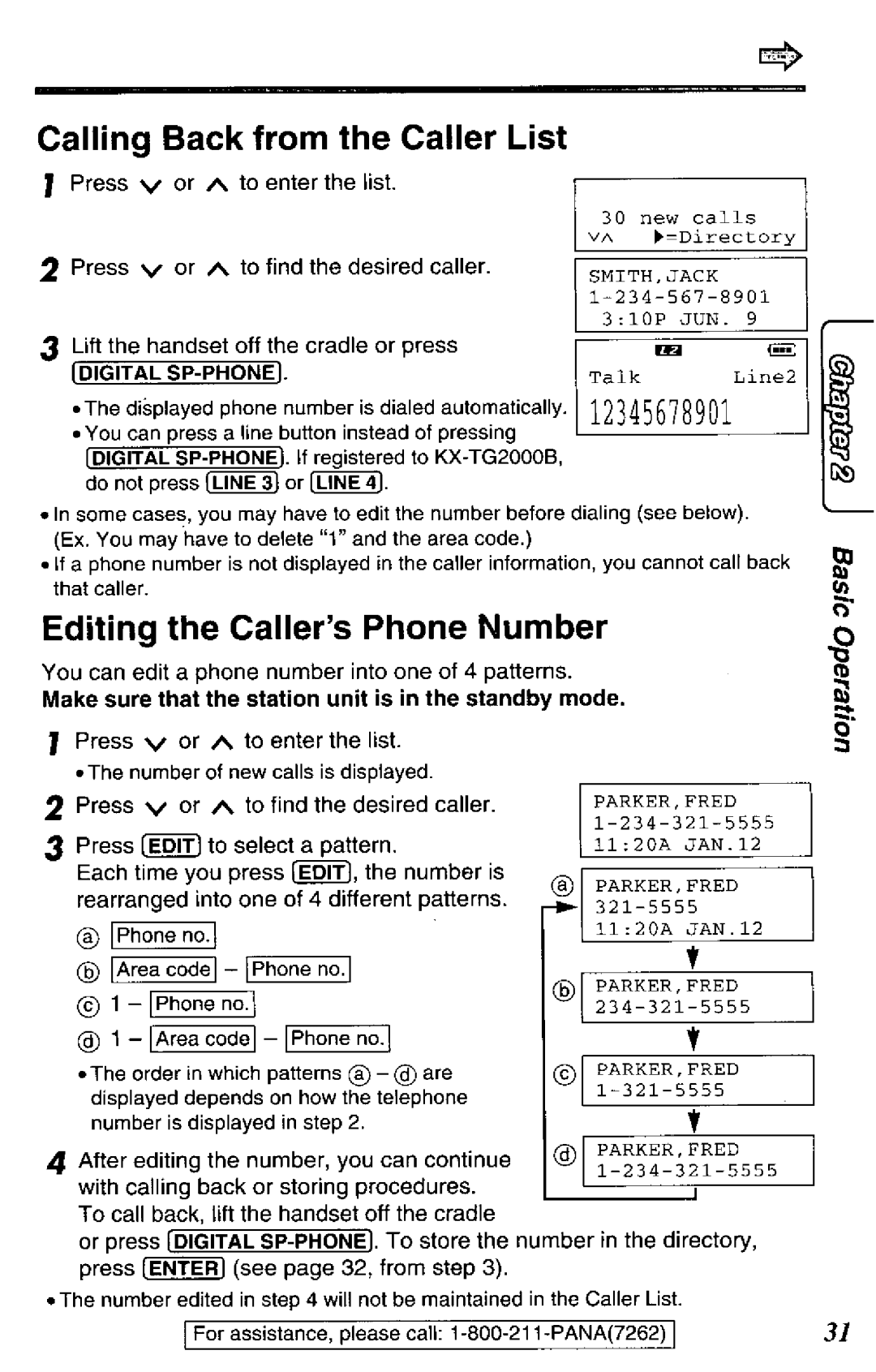 Panasonic TGA420B manual 