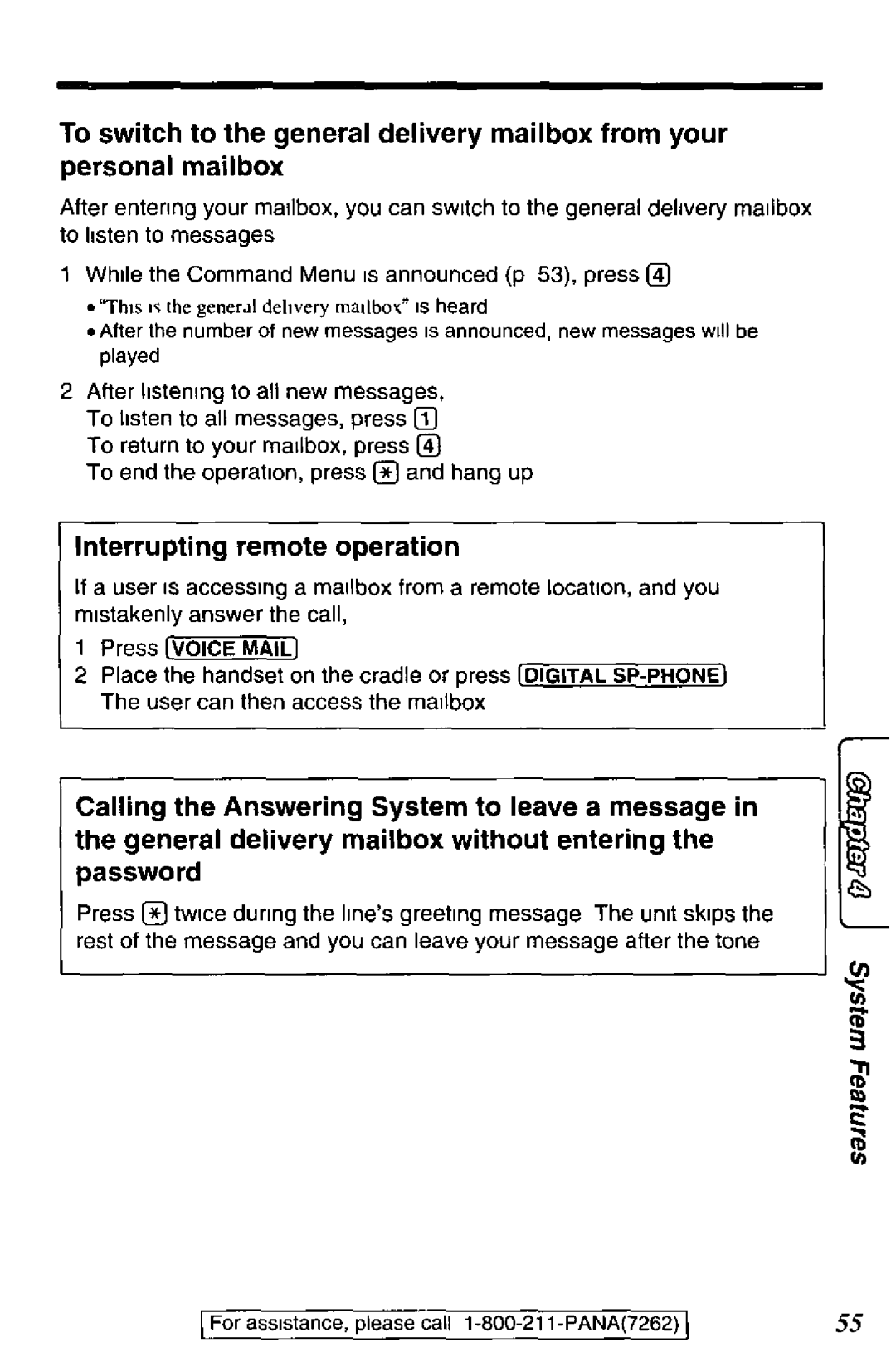 Panasonic TGA420B manual 