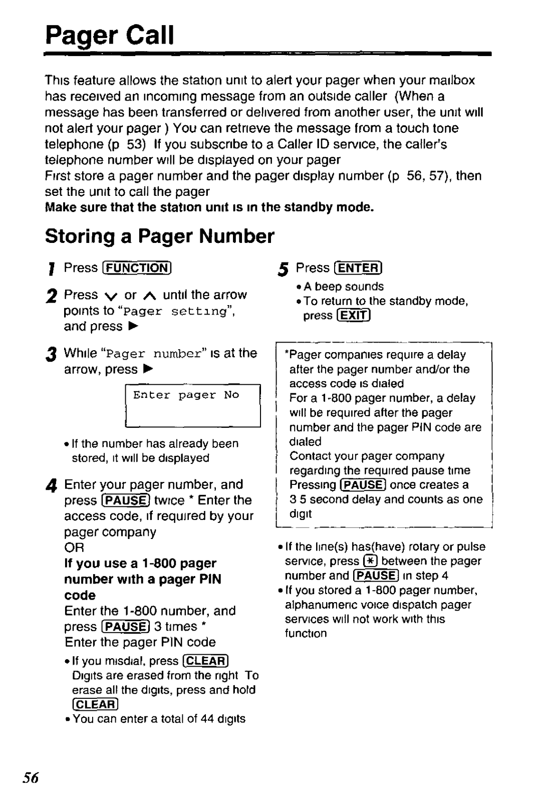 Panasonic TGA420B manual 