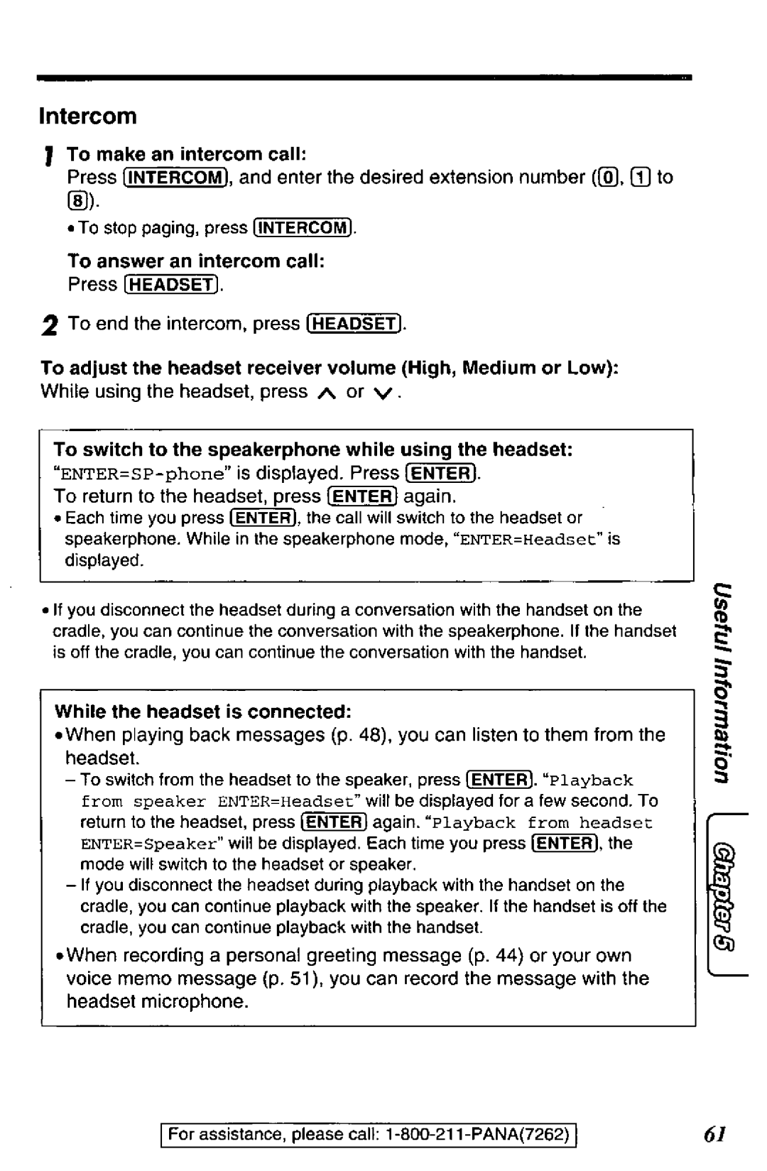 Panasonic TGA420B manual 