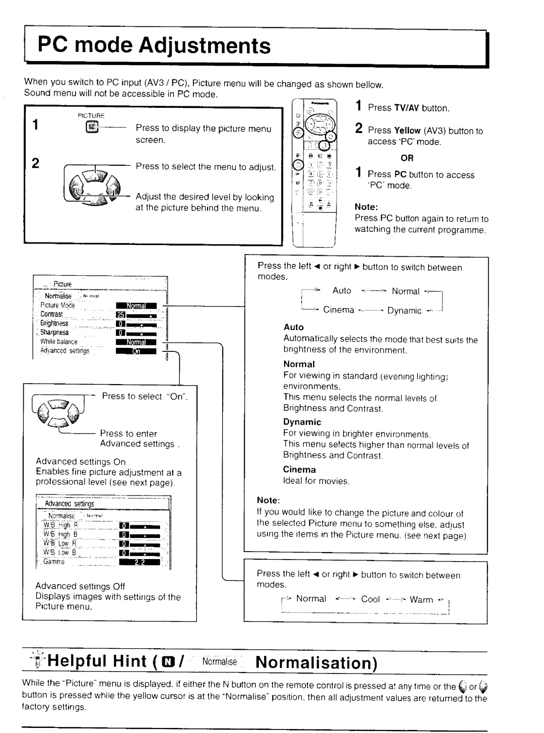 Panasonic TH-37P20, TH-42P20 manual 