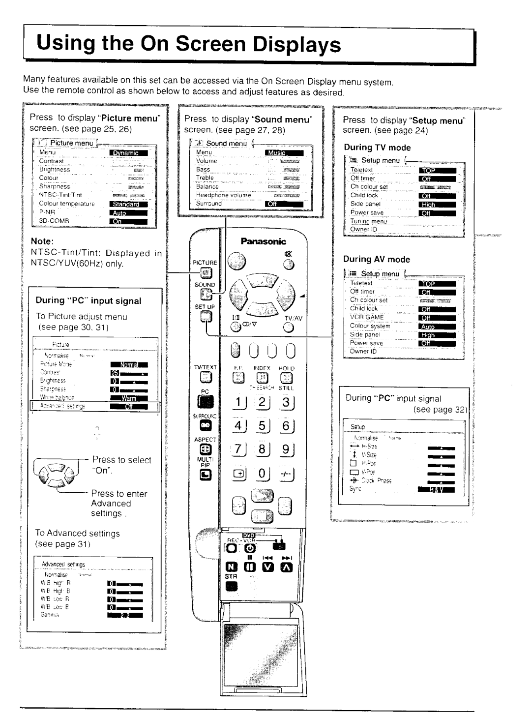 Panasonic TH-37P20, TH-42P20 manual 