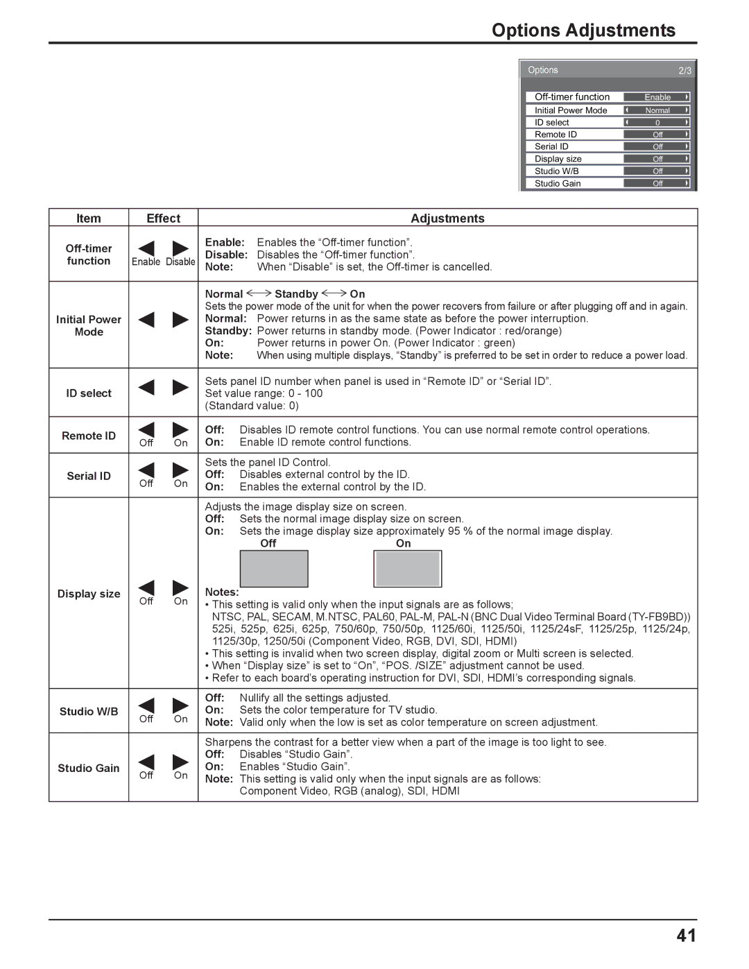 Panasonic TH-37PH10UK manual Enable 