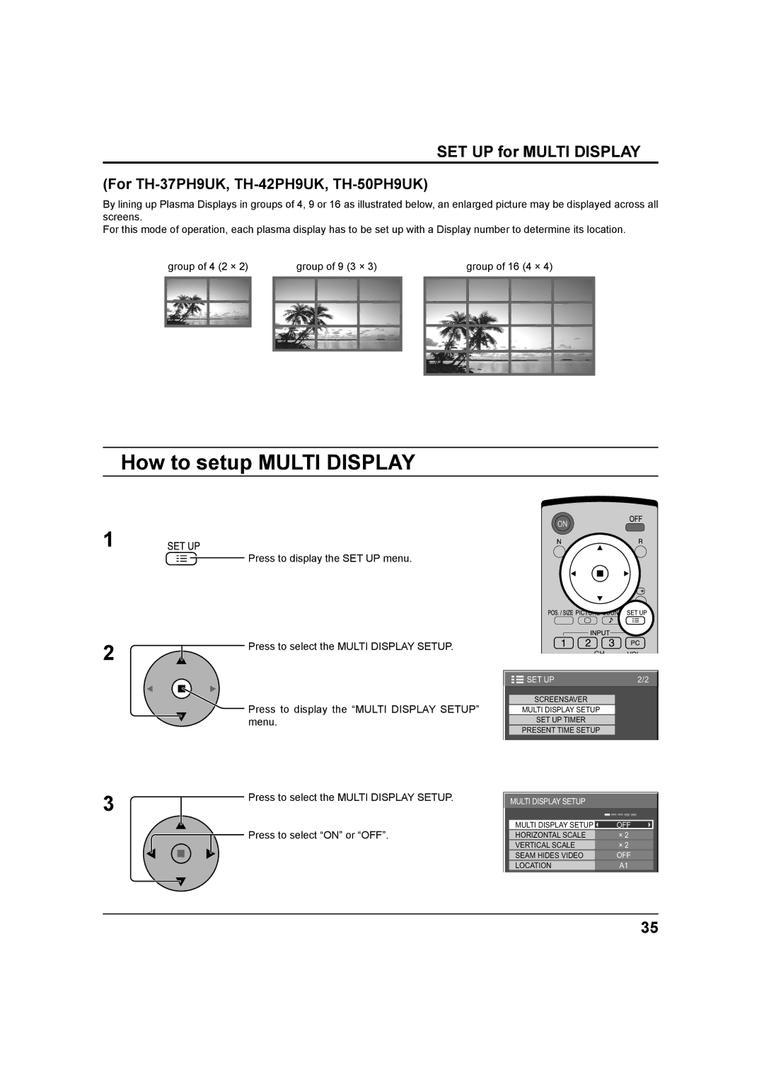 Panasonic TH 42PH9UK, TH 42PS9UK operating instructions For TH-37PH9UK, TH-42PH9UK, TH-50PH9UK 