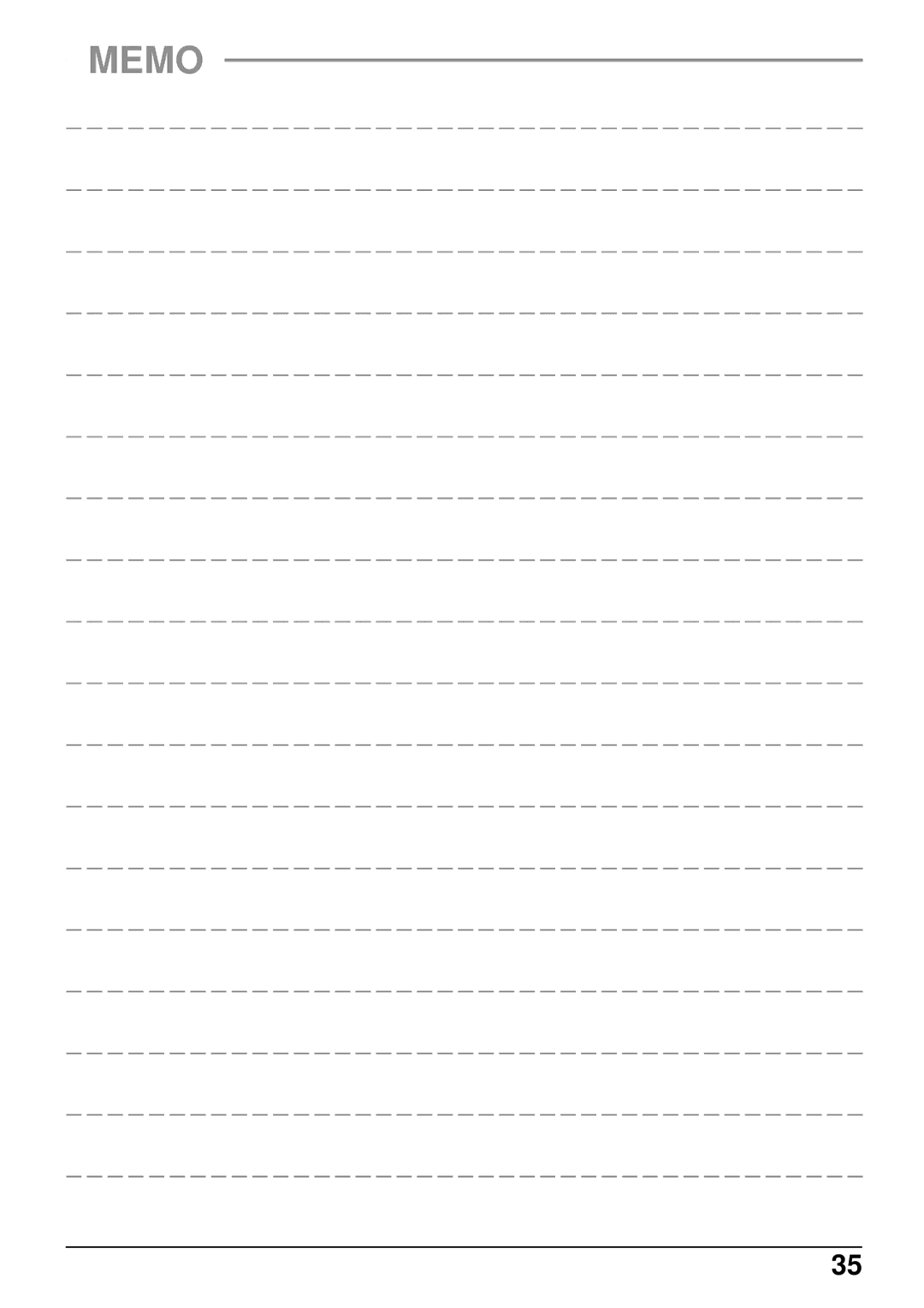 Panasonic TH-42PW3, TH-42PWD3 operating instructions Memo 