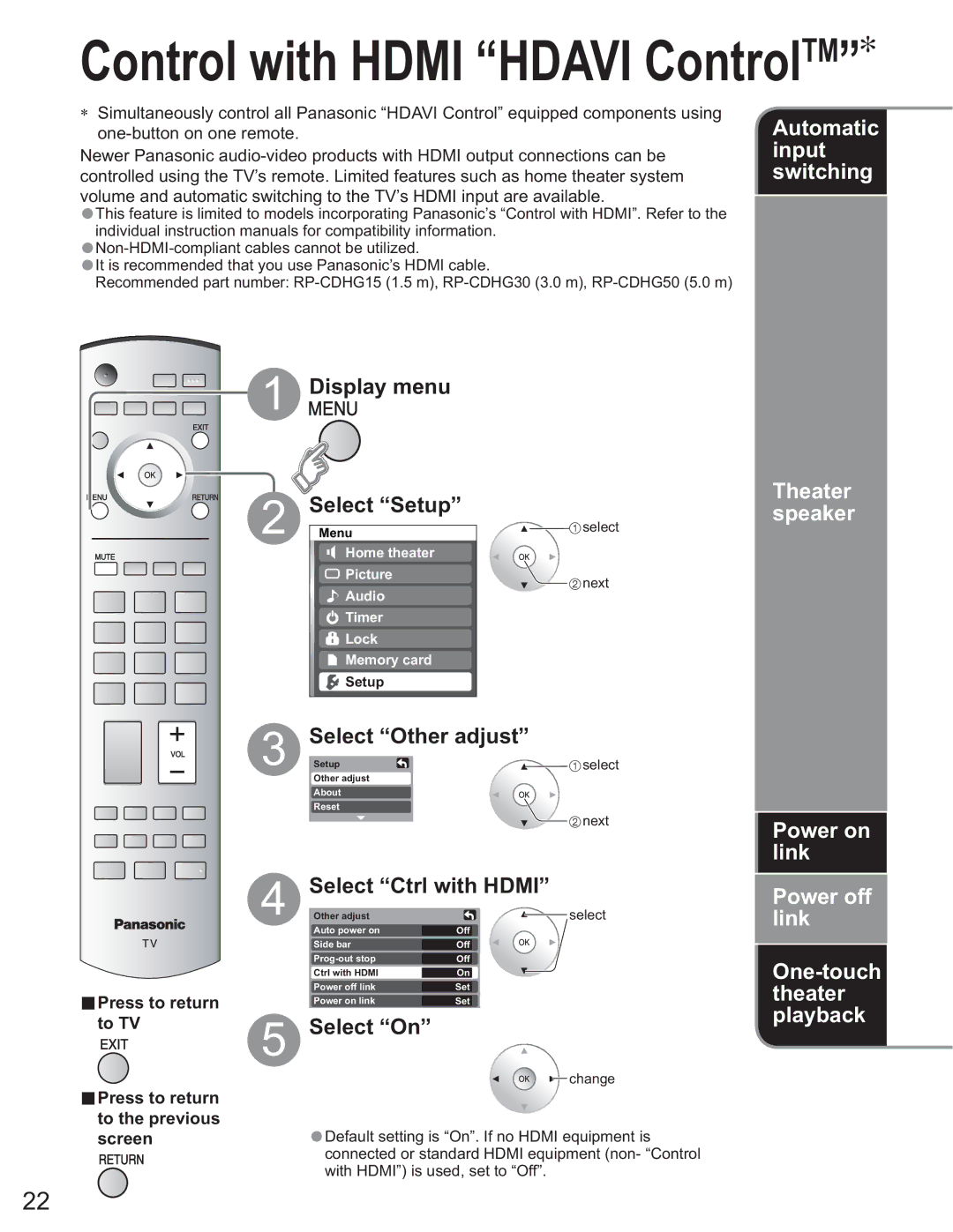 Panasonic TH-37PX60U, TH 50PX60U, TH-58PX60U, TH-50PX60X, TH-42PX60U operating instructions Input, Switching 