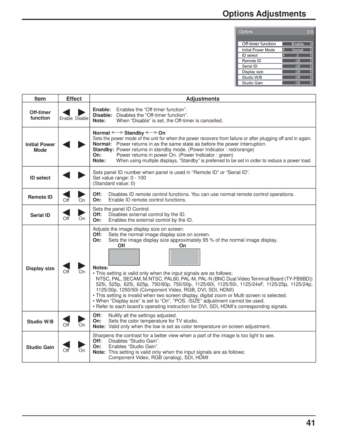 Panasonic TH-37PH10UK, TH-58PH10UK, TH-50PH10UK, TH-42PH10UK manual Enable 