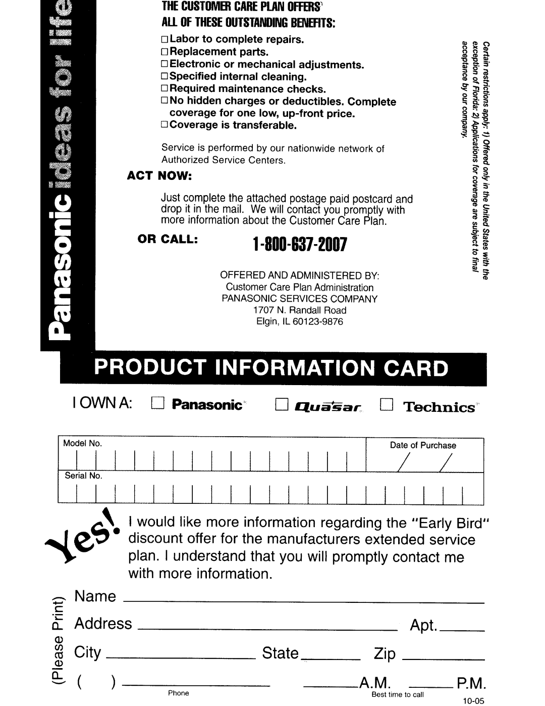 Panasonic TH-65PZ750U quick start 