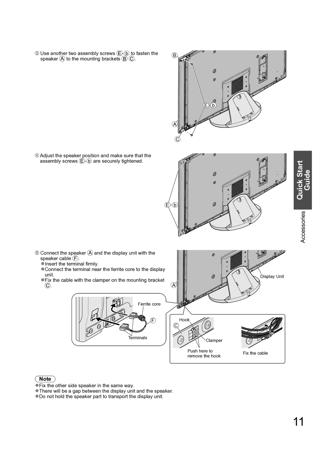 Panasonic TH-P54Z10H manual Quick Start 