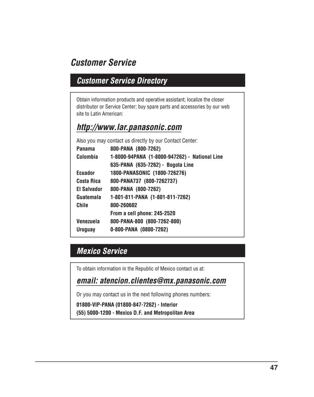 Panasonic TH37PR11UK operating instructions 