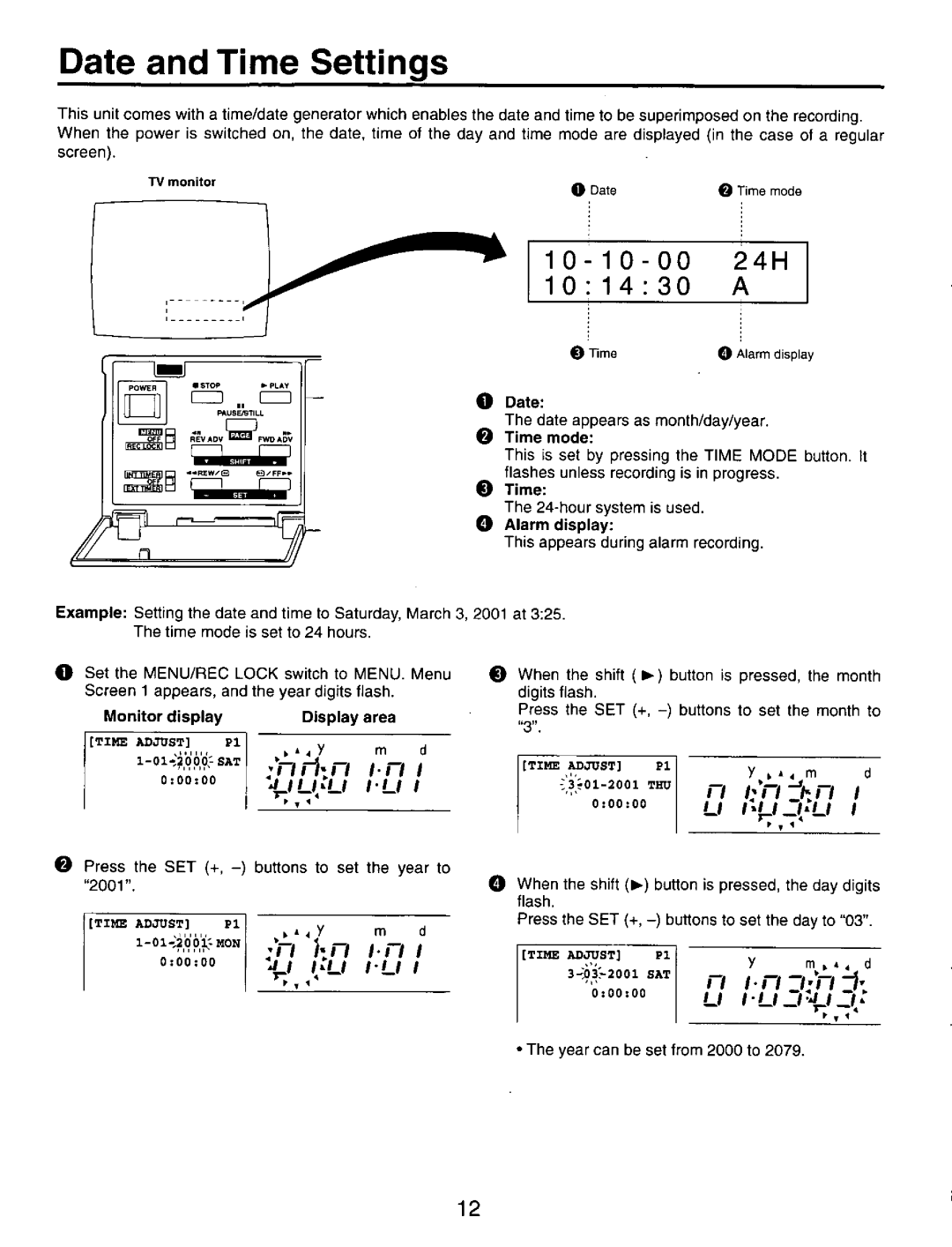 Panasonic TL350 manual 