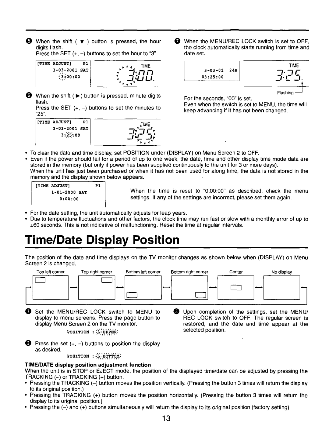 Panasonic TL350 manual 