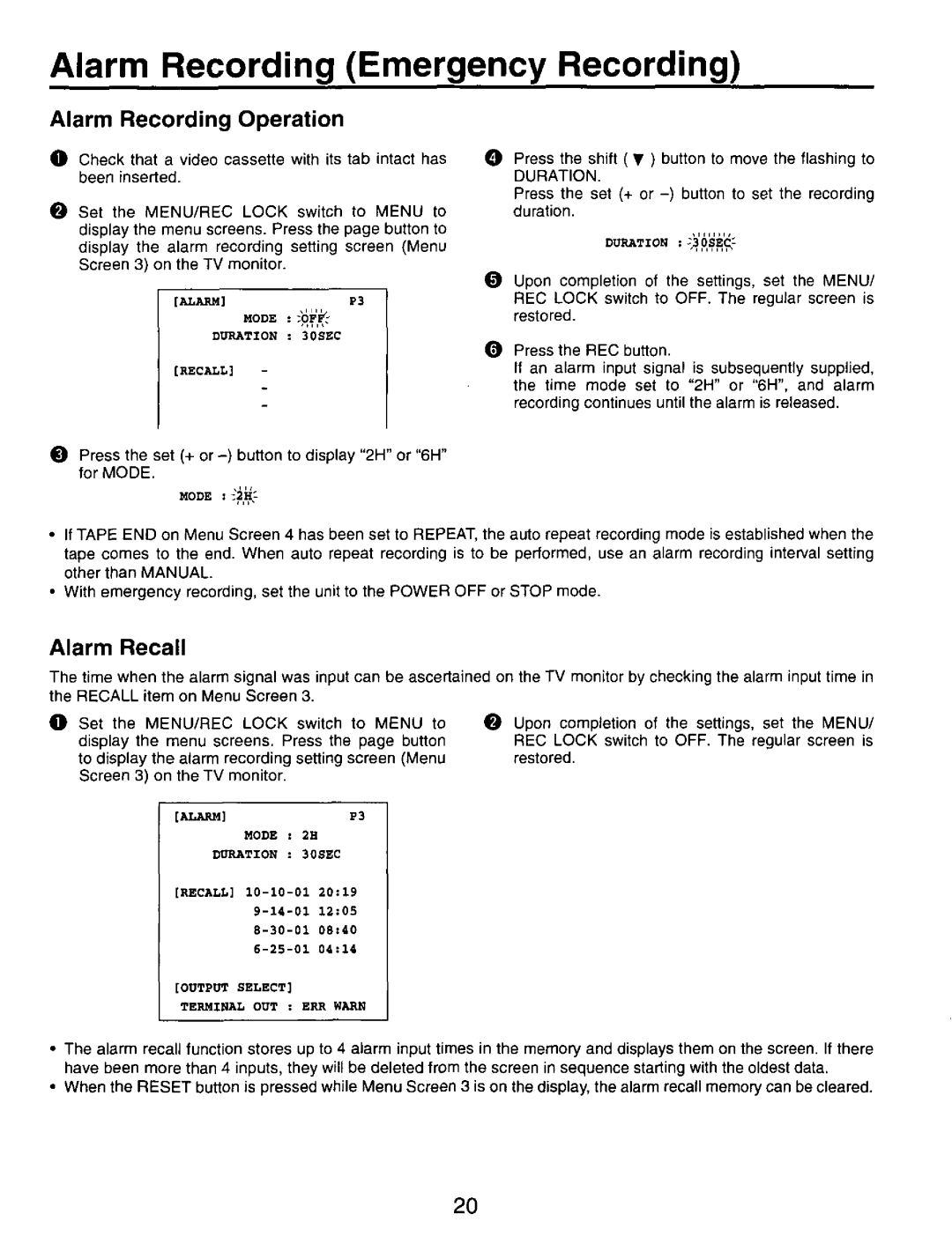 Panasonic TL350 manual 